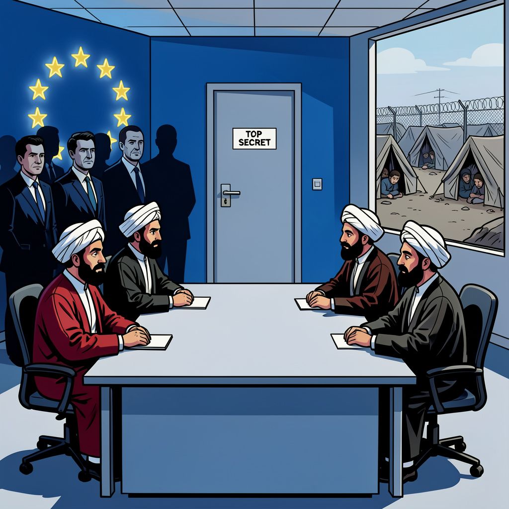 waarom praat europa stiekem met de taliban, terwijl ze vrouwen opsluiten?