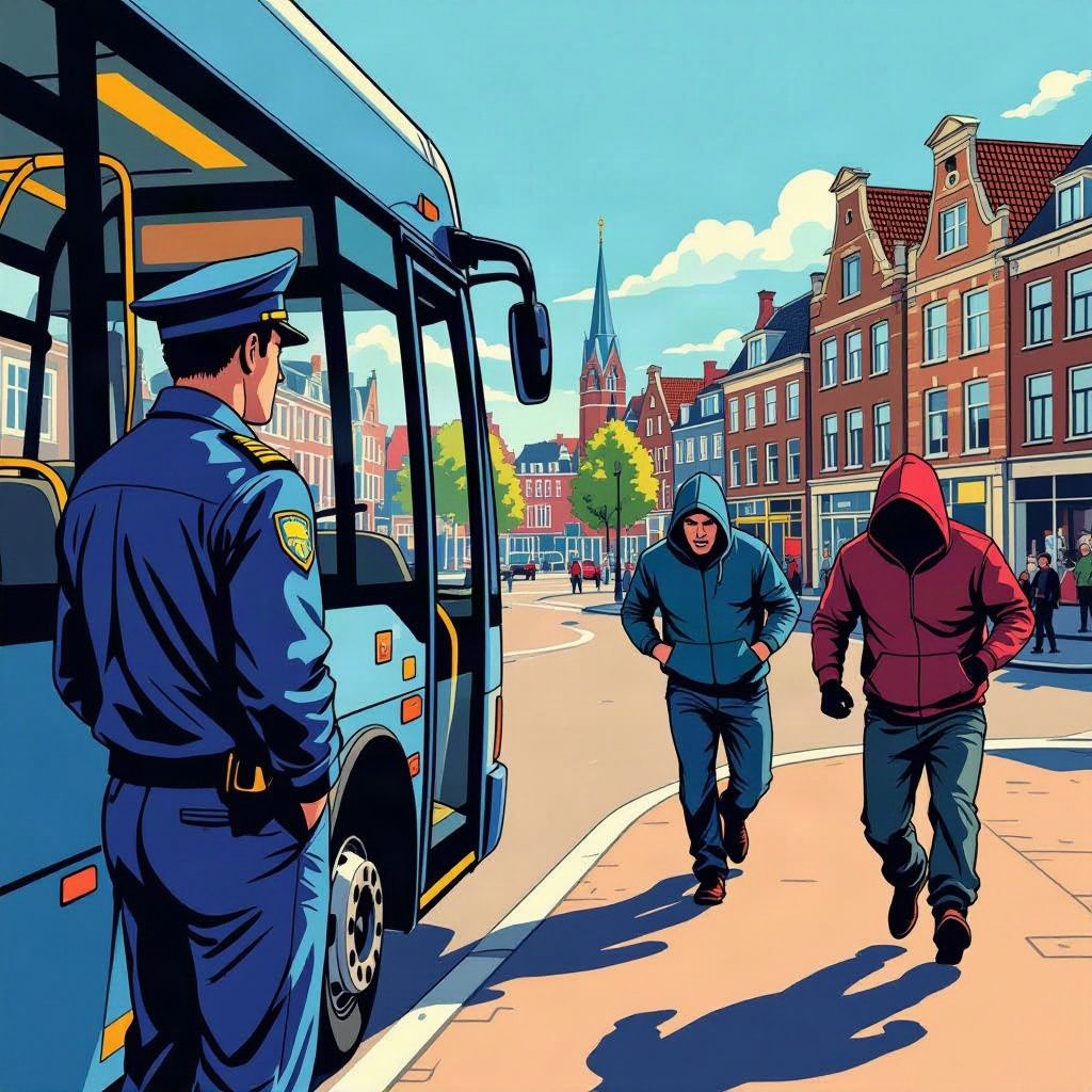 Een buschauffeur in Eijsden belandt in het ziekenhuis na een heftige ruzie met twee zwartrijders.