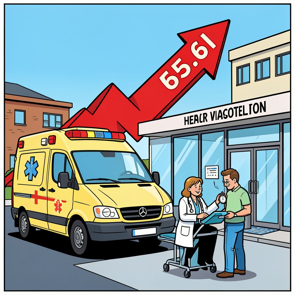 De zorgkosten schieten dit jaar omhoog naar 65,6 miljard euro door duurdere ambulances en extra tijd bij de huisarts.