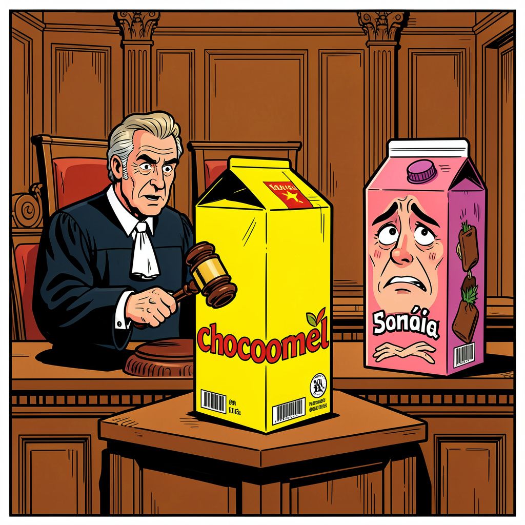 Alleen Chocomel mag voortaan dit specifieke geel gebruiken.