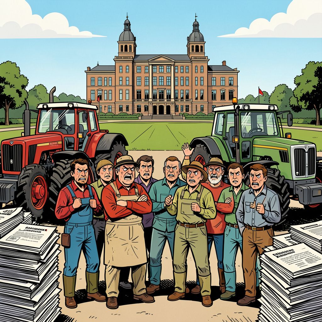 Nederlandse boeren pikken de nieuwe stikstofplannen niet en bereiden felle acties voor.