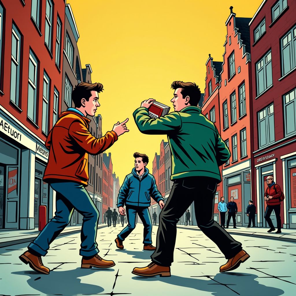 Boeken worden wapens in bizarre aanvallen op straat in Utrecht en Amsterdam