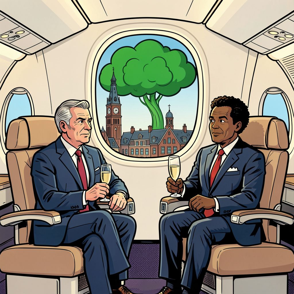 Amsterdamse wethouders vliegen voorlopig nog comfortabel in de businessclass.