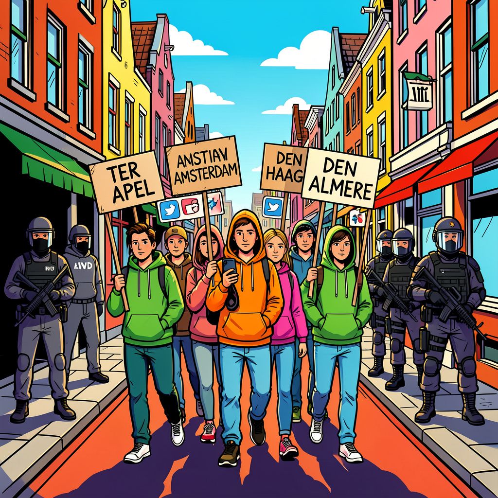 hoe een handjevol actievoerders 48 asielprotesten in nederland aanstuurde