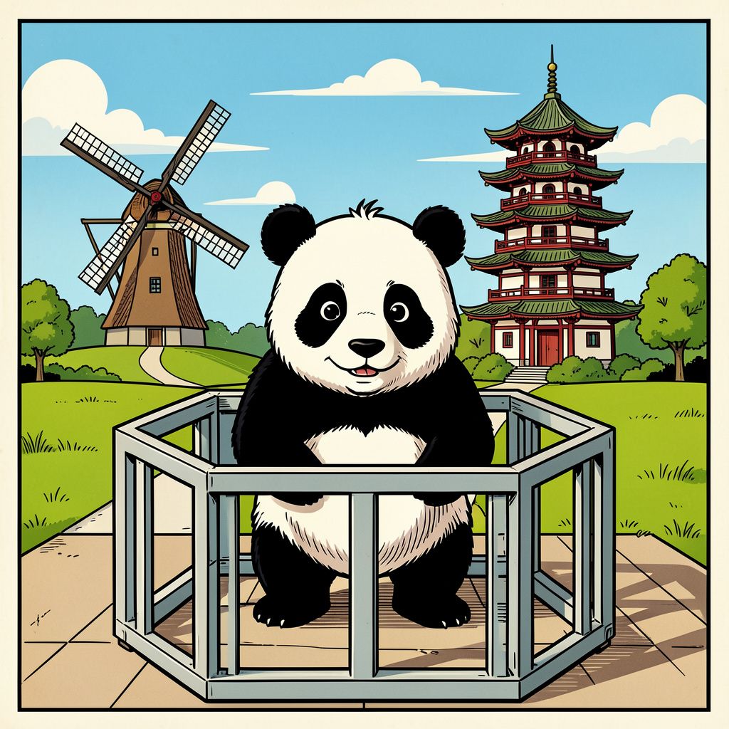 Pandajong Lang Yue verhuist eind oktober vanuit Rhenen naar China.