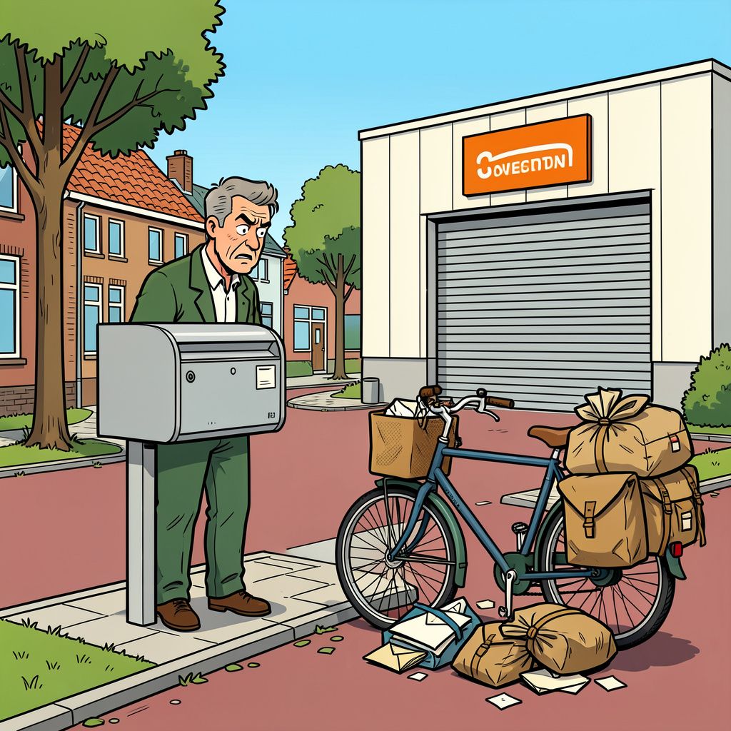 Inwoners van Rilland krijgen al weken geen post doordat drie bezorgers tegelijk opstappen.