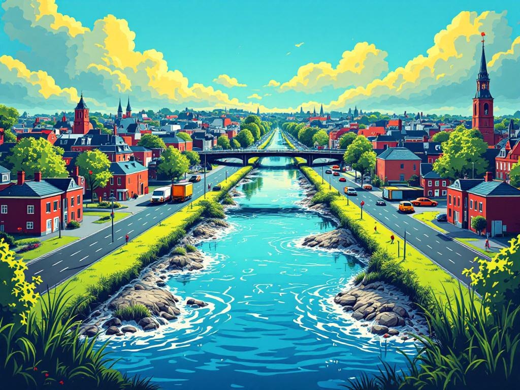 Waterschap sluit noodgedwongen alle toegangswegen naar Delfzijl af vanwege extreme weersomstandigheden