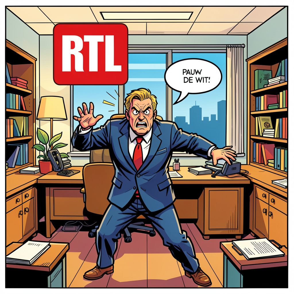 Beau van Erven Dorens stormt woedend redactie Pauw & De Wit binnen na RTL-besluit