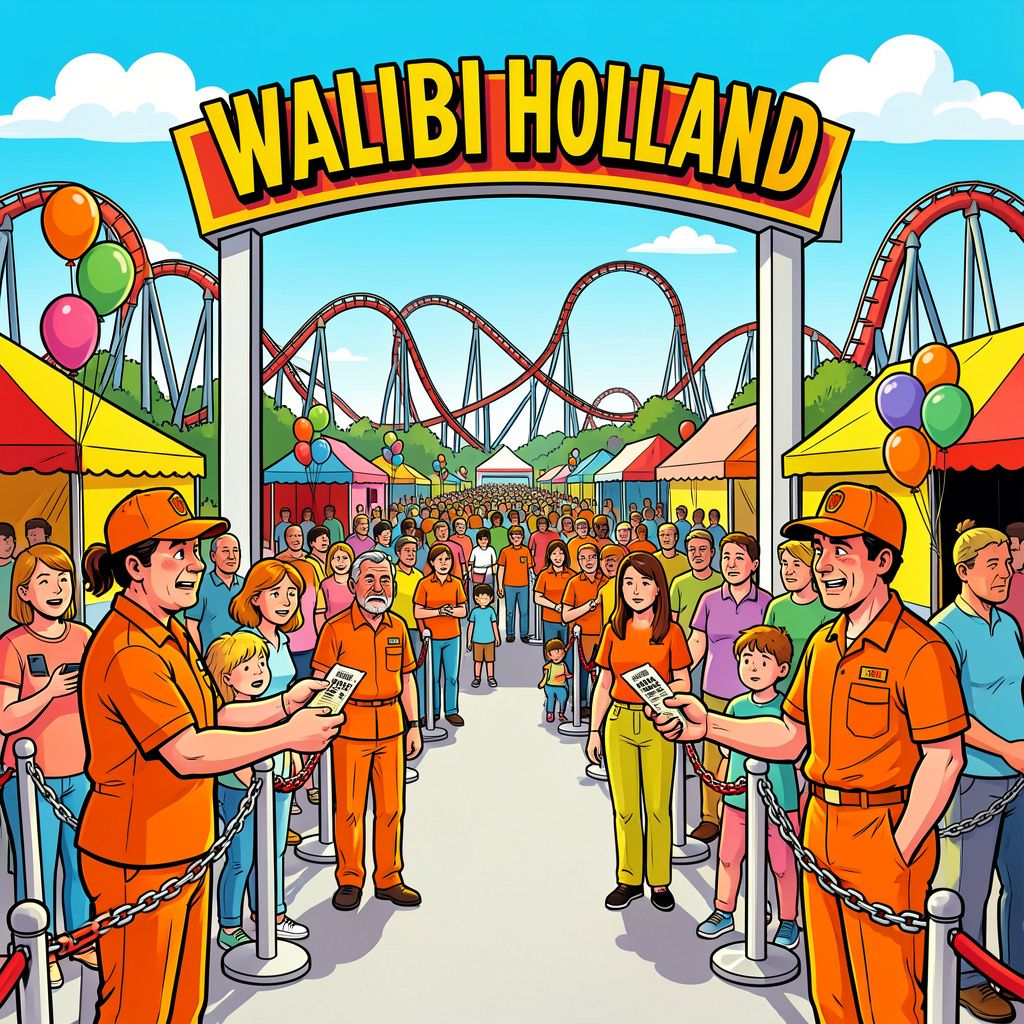 Walibi Holland geeft alle bezoekers gratis tickets na chaos op Koningsdag