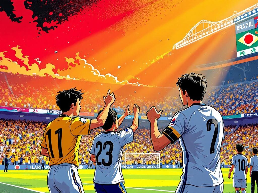Japan wint voor het eerst ooit van Brazilië na spectaculaire comeback in Tokyo