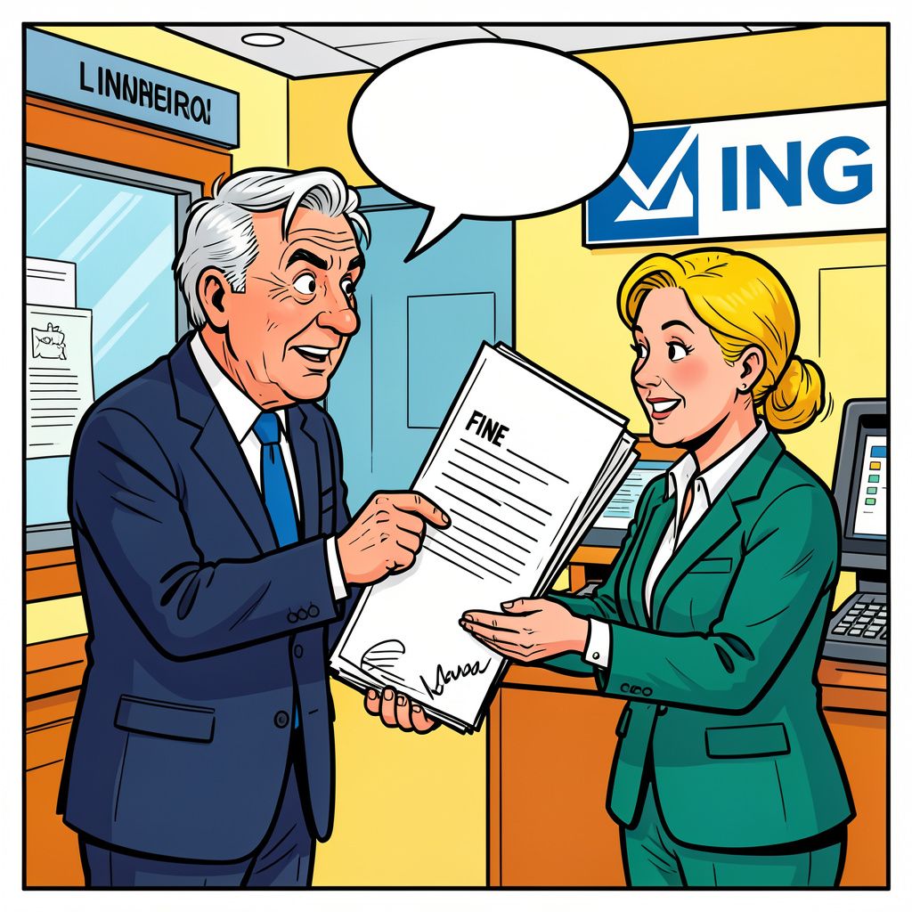ING betaalt 1,6 miljoen euro boete omdat bank 245 contante stortingen van ex-eurocommissaris niet meldde