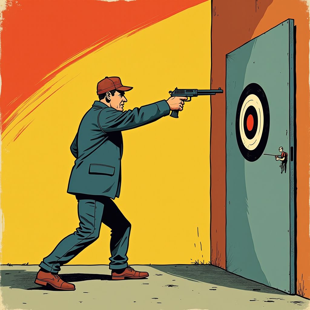 Schutter filmt eigen misdaad terwijl hij verkeerde man neerschiet