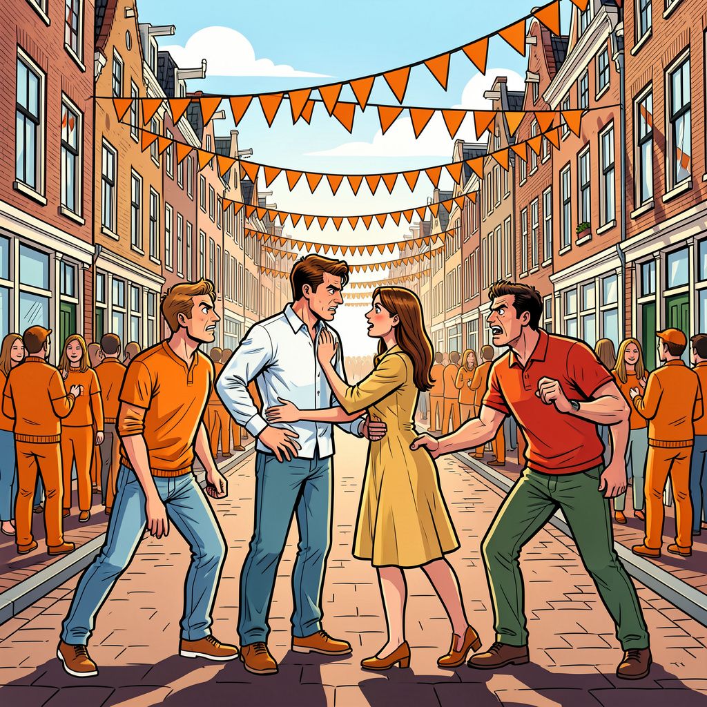Hij sprak een duw aan op Koningsdag en brak zijn kaak op drie plekken