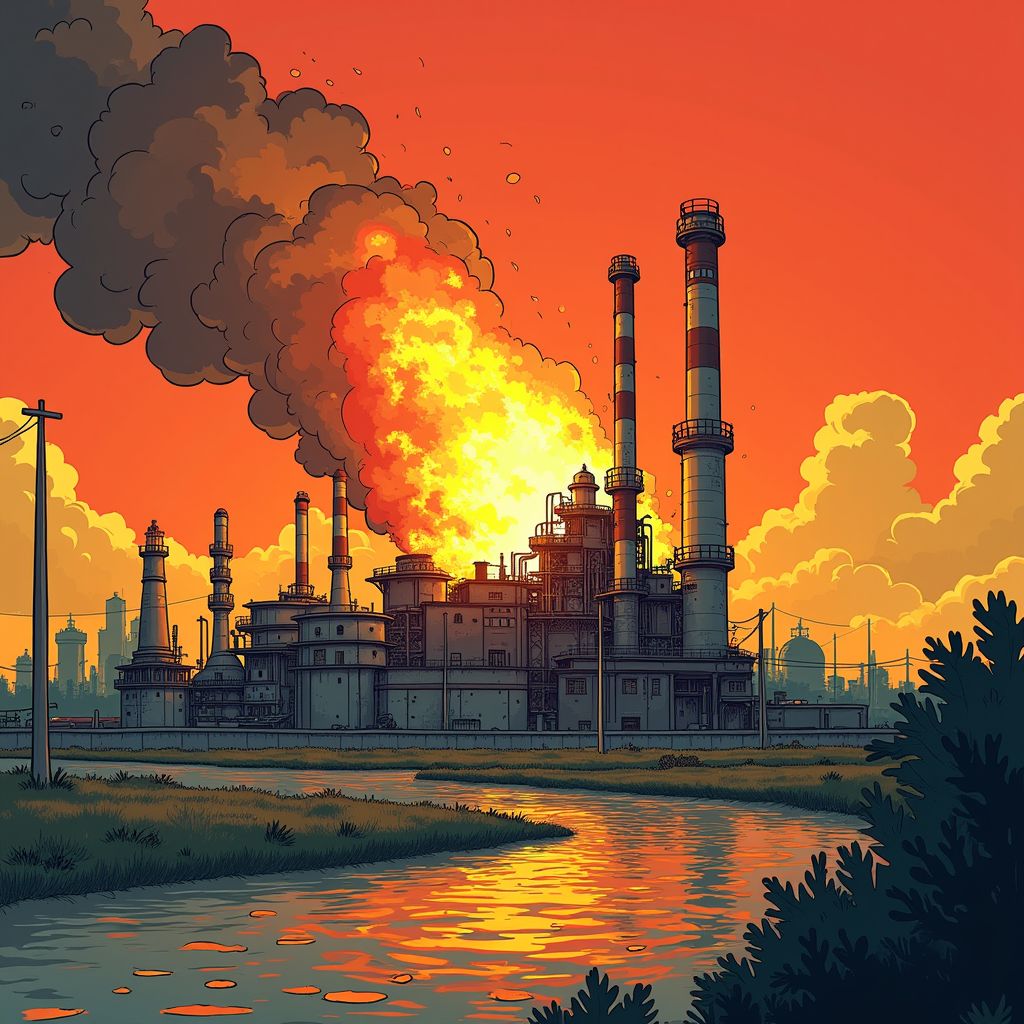 Israëlische olieraffinaderij staat in brand na raketaanval van Iran en Hezbollah