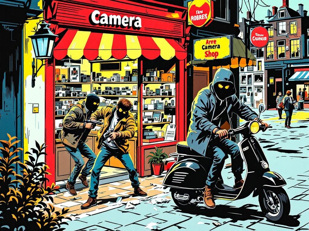 Gewapende Overval op Camerawinkel: Drie Jongens Slaan Toe in Hartje Amsterdam