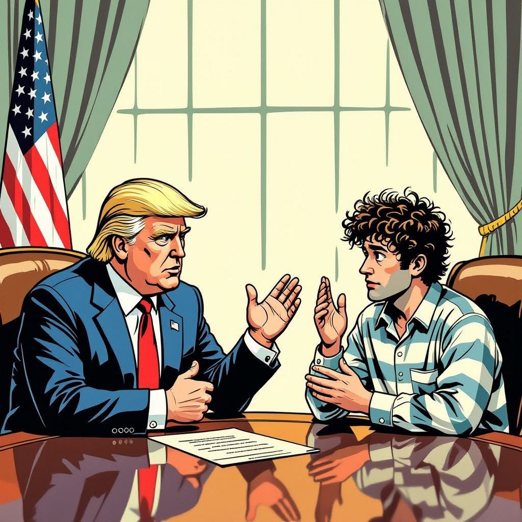 Sam Bankman-Fried gokt op gratie: veroordeelde cryptobedrieger vraagt Trump om vrijheid