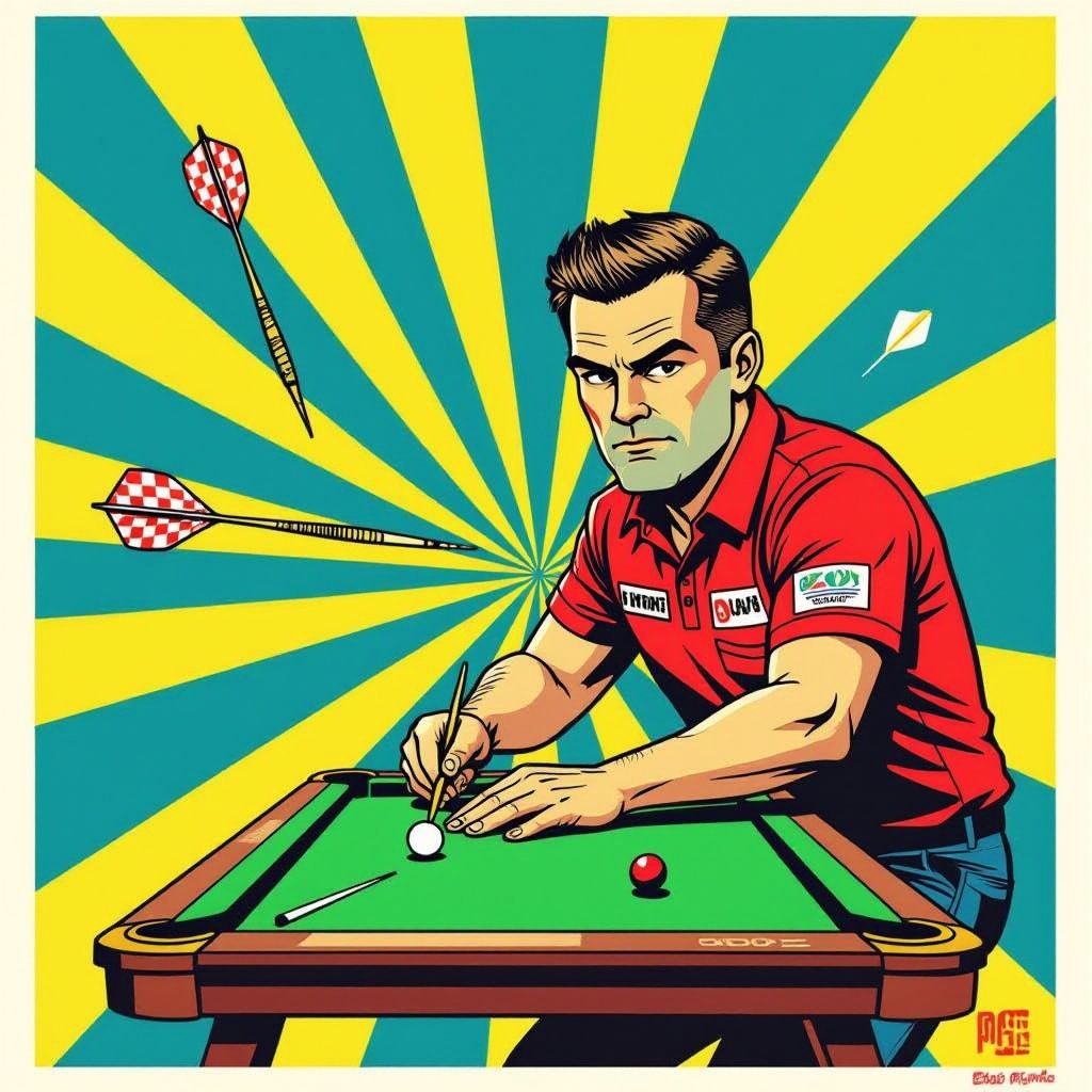 Danny Noppert speelt vandaag zijn eerste wedstrijd op het WK darts tegen landgenoot Jurjen van der Velde