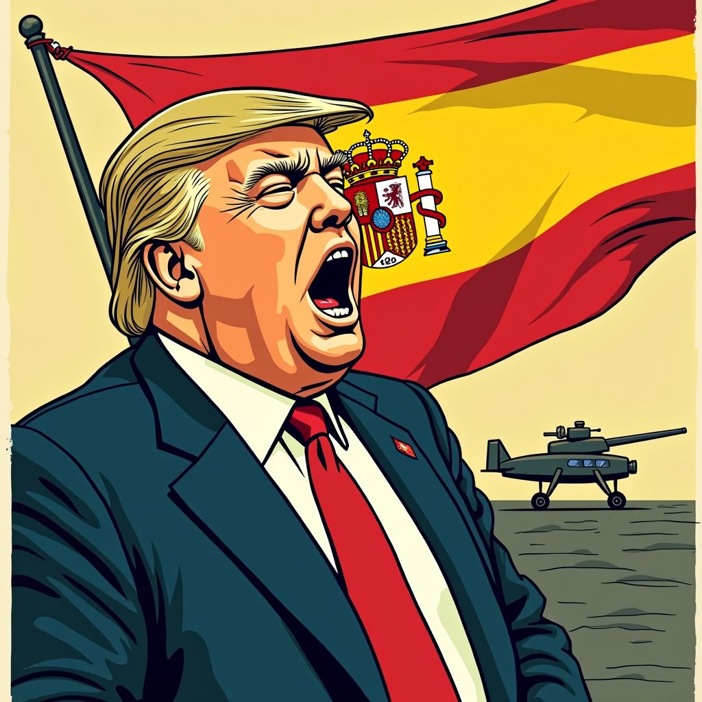 Trump dreigt Spanje volledig te boycotten om militaire bases