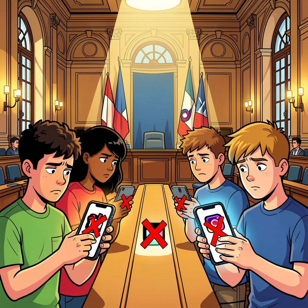Frankrijk trekt vandaag de stekker uit sociale media voor kinderen onder de vijftien jaar.
