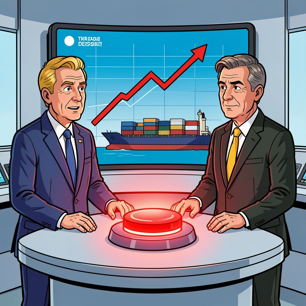 Frankrijk en Duitsland eisen een noodknop om Chinese producten direct te weren uit Europa.