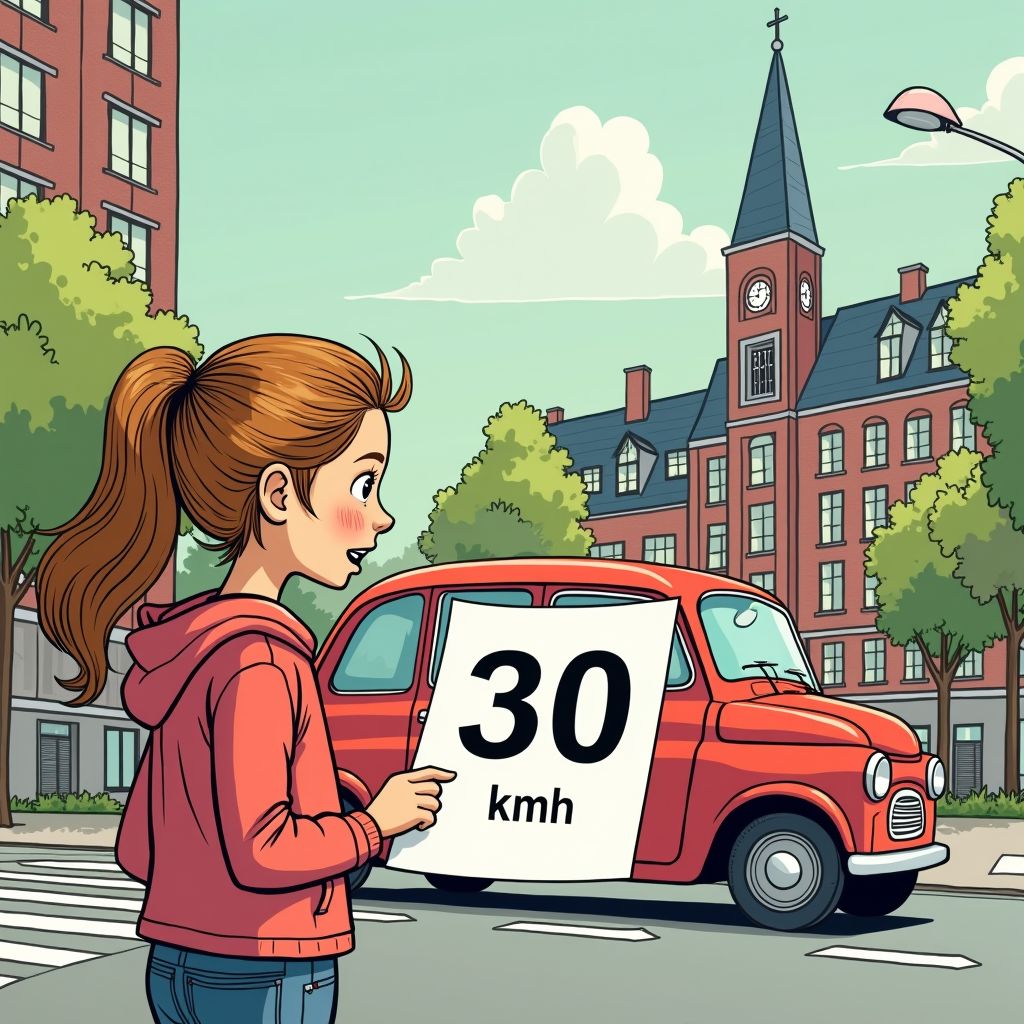 Achtjarig meisje overhandigt morgen petitie voor 30 km/u aan Rotterdamse gemeenteraad