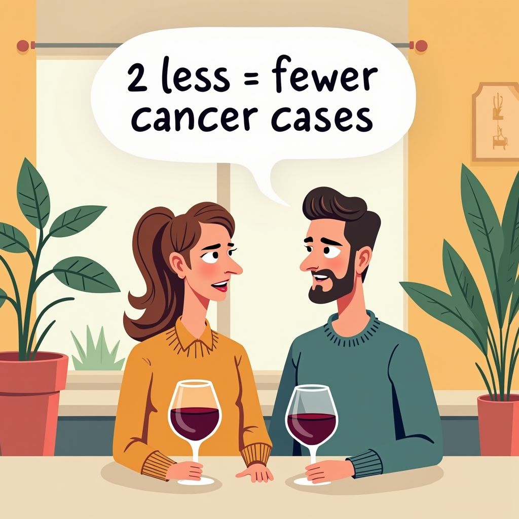 Twee glazen minder alcohol per week voorkomt jaarlijks 427 kankergevallen in Nederland