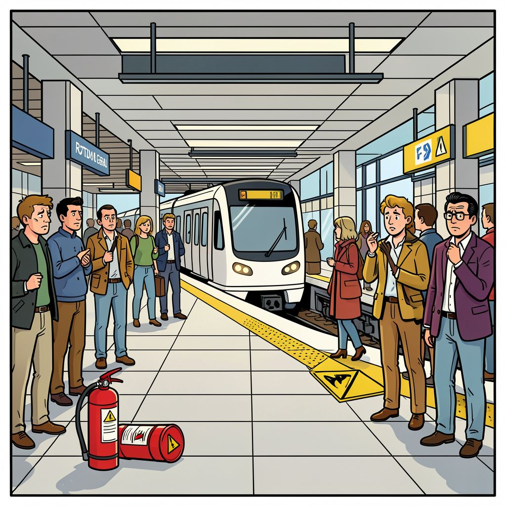 Kapotte brandblussers leggen het metroverkeer tussen Rotterdam en Den Haag plat