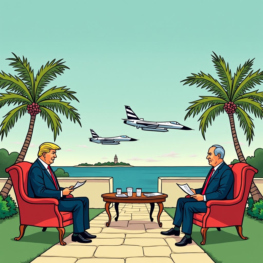 Trump en Netanyahu bezegelen 8,6 miljard dollar wapendeal tijdens ontmoeting in Florida