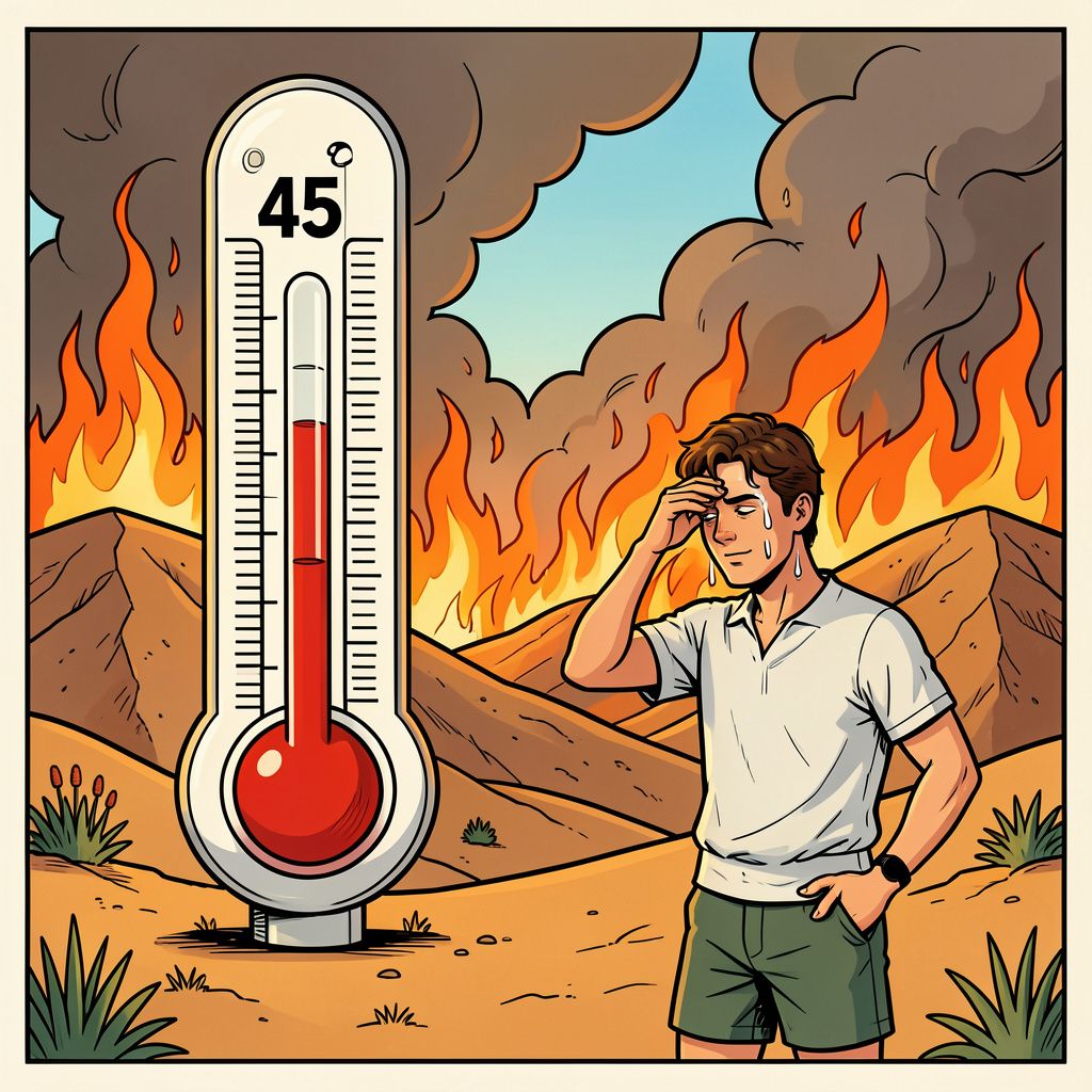 Spanje kraakt onder een extreme hittegolf die de thermometer deze week naar 45 graden jaagt.