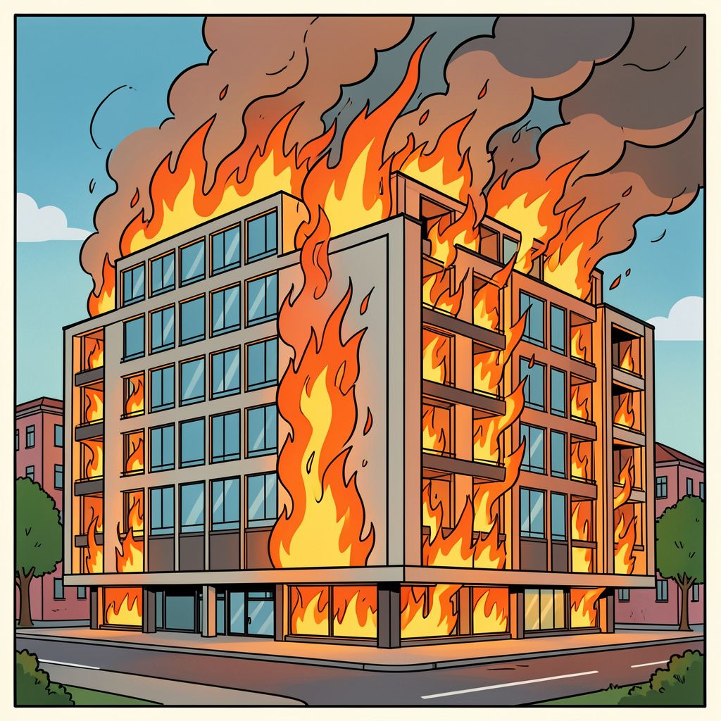 Een felle brand in het Brusselse Oxy-gebouw eist meerdere levens.