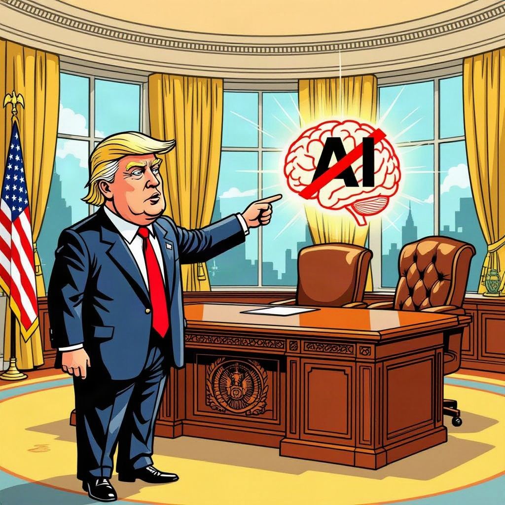 Donald Trump wil de term ai schrappen uit alle officiële documenten.
