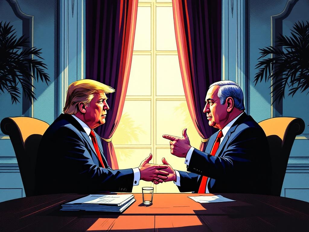 Vredeshoop in Gaza: Trump en Netanyahu Onderhandelen Achter Gesloten Deuren
