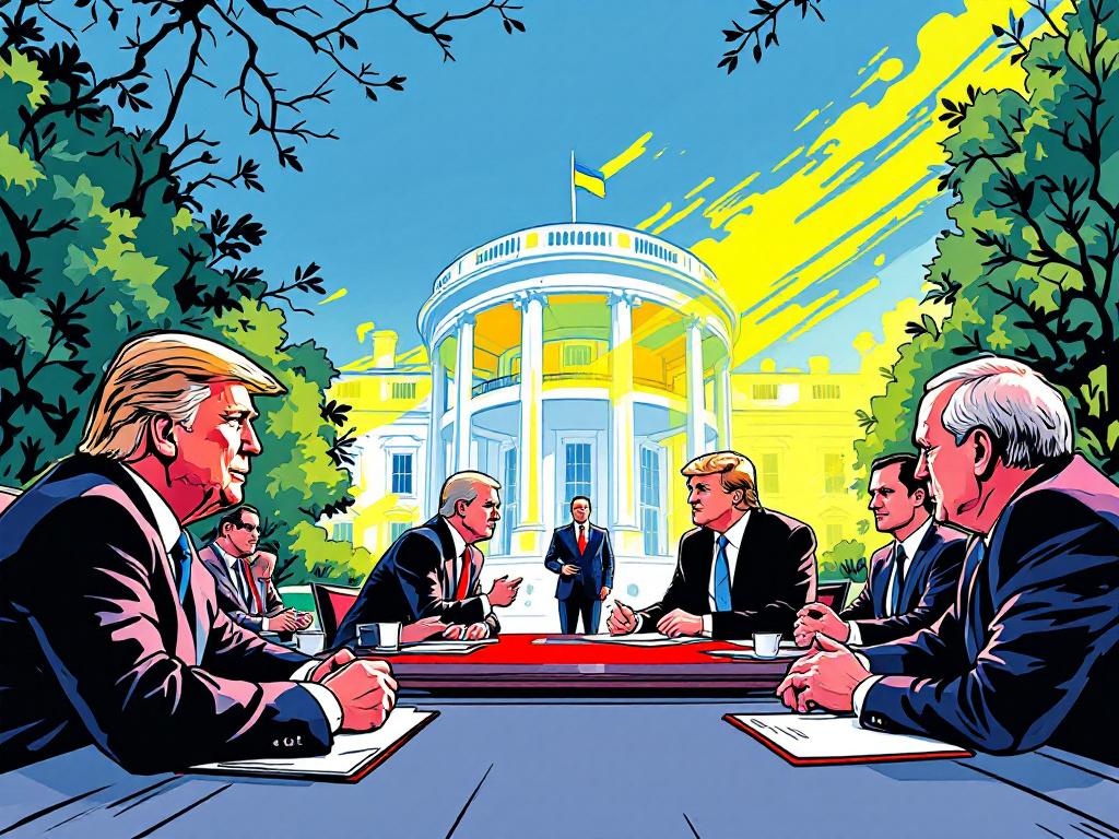 Vredesonderhandelingen op het Witte Huis: Trump's Diplomatieke Dans met Zelensky en Europese Leiders