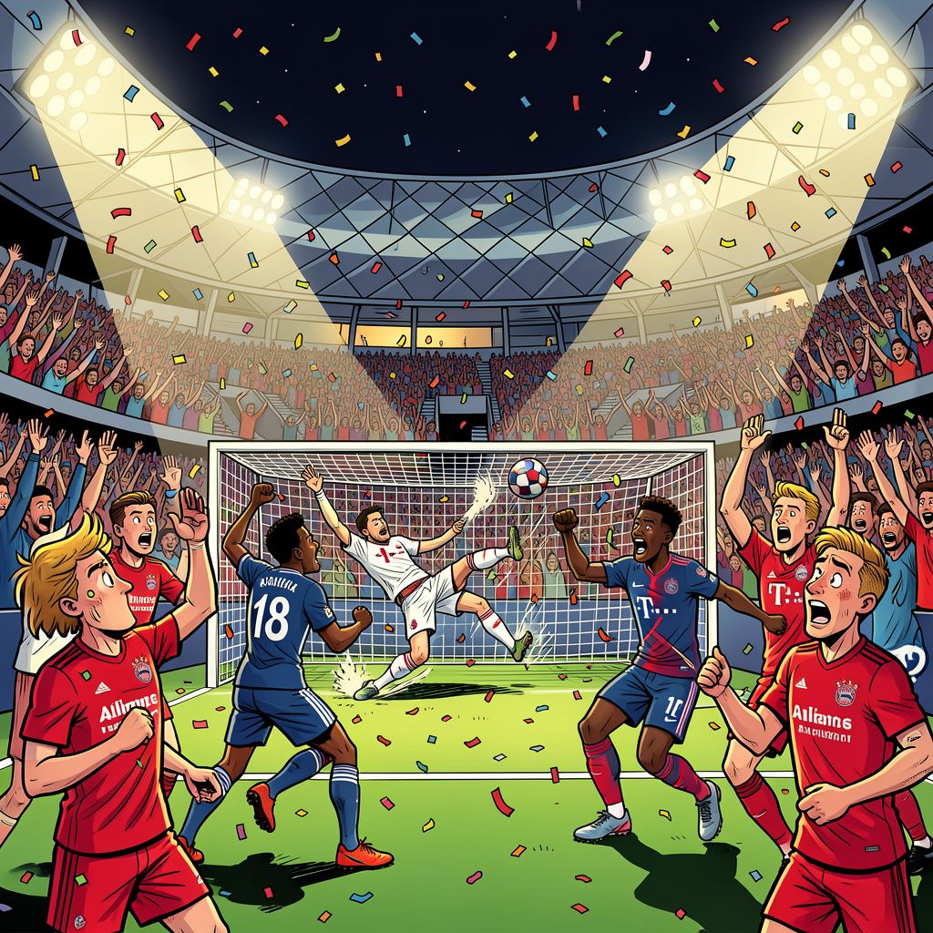 PSG scoort negen keer in Champions League-thriller tegen Bayern München