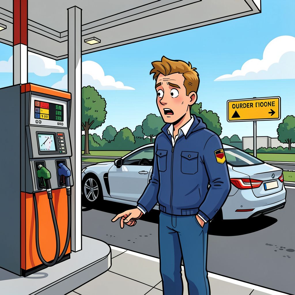 Tanken in België wordt woensdag ruim zeventig cent per liter goedkoper dan in ons eigen land.