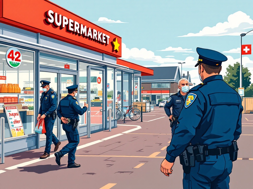 Steekpartij in Supermarkt Vlaardingen: Verdachte Gearresteerd