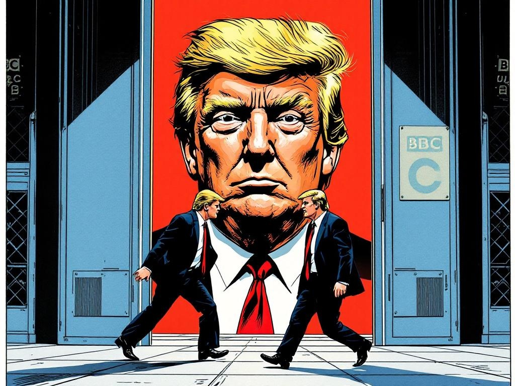 BBC-bazen stappen op na Trump-documentaire die miljardenclaim oplevert