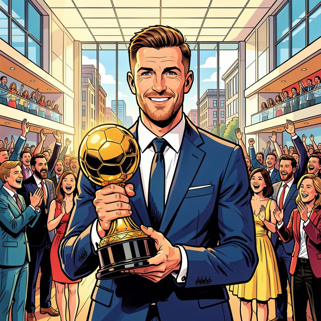 Harry Kane verbreekt een Britse vloek van 25 jaar met de winst van de Ballon d'Or.