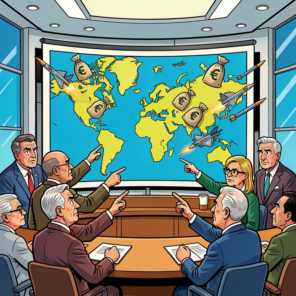 Onze legermiljarden vliegen nu veel te snel de oceaan over naar Amerika.