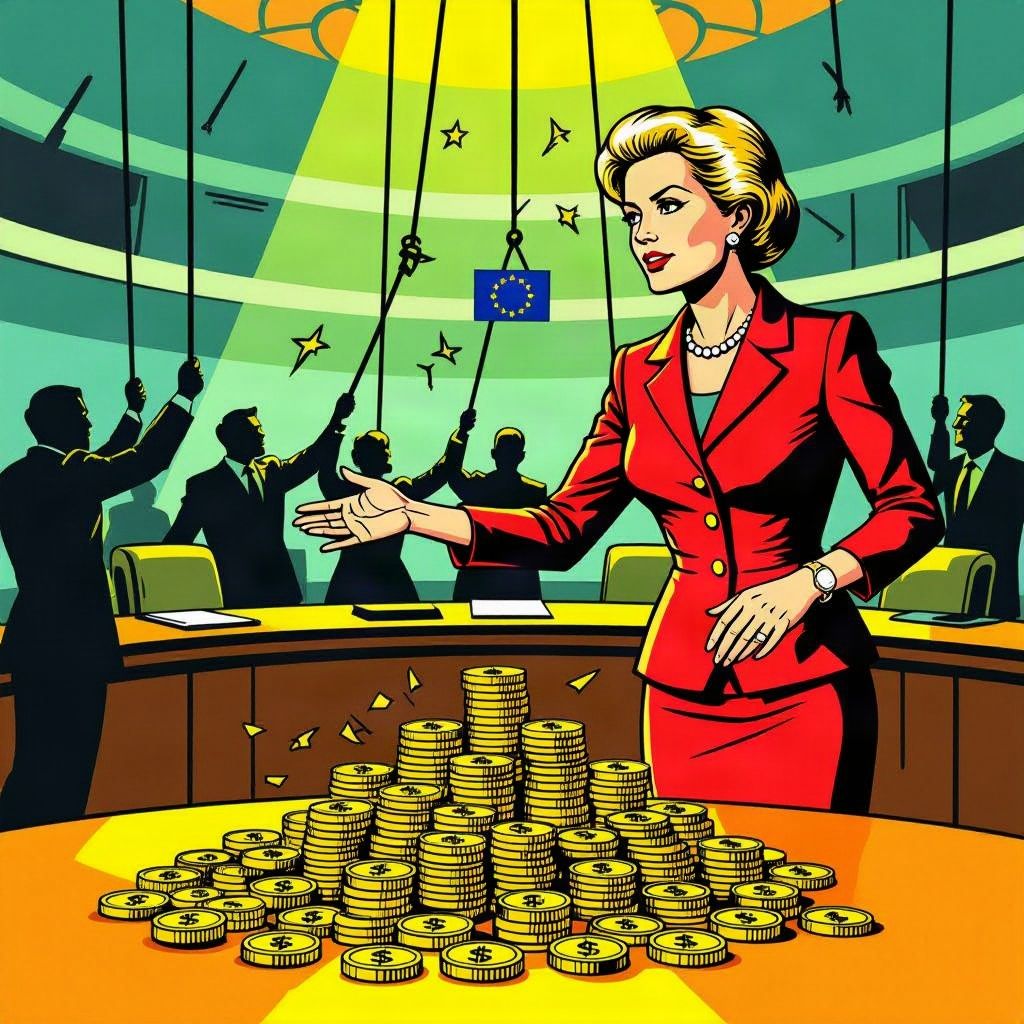 Ursula von der Leyen vecht voor de Europese miljardenpot.