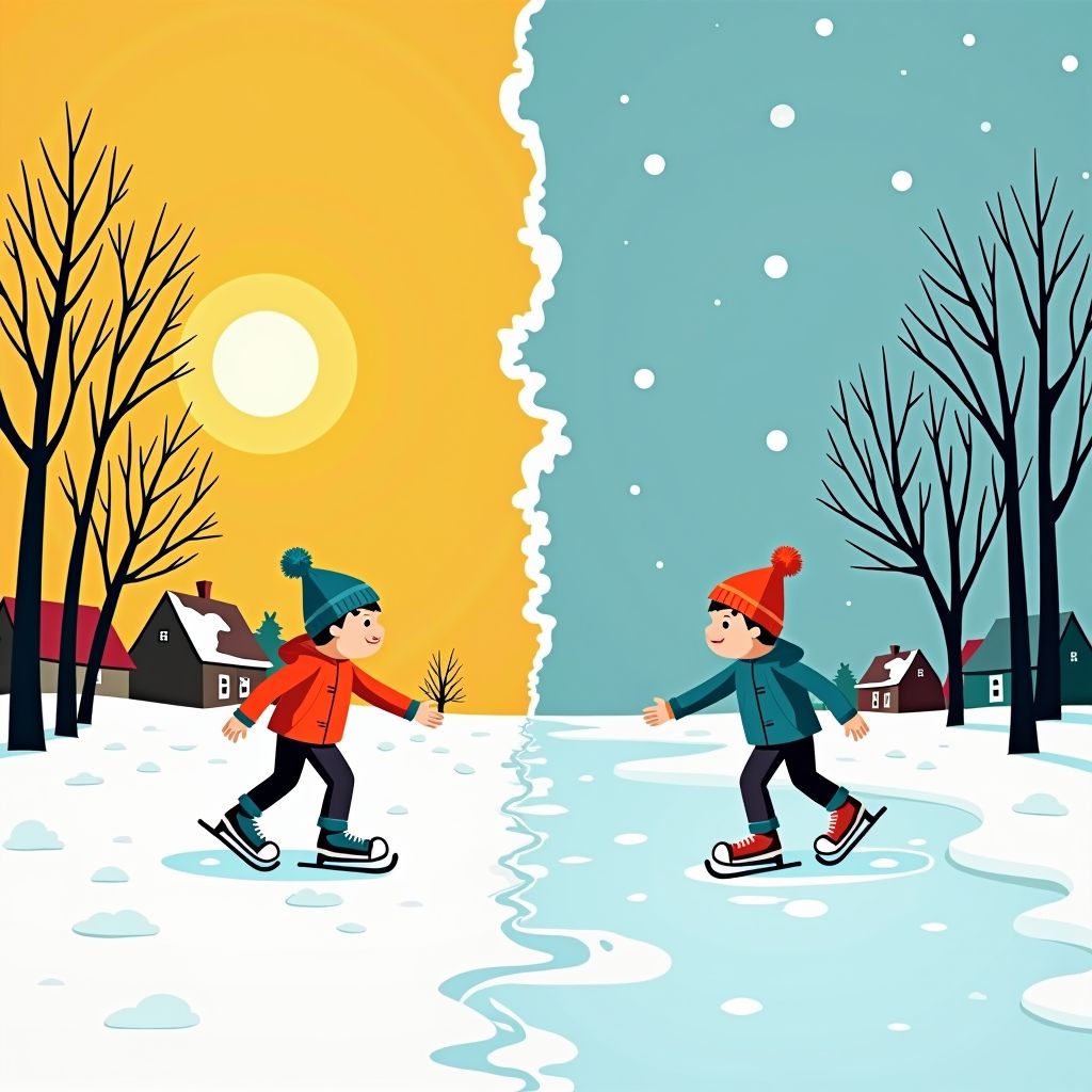 Nederland krijgt twee verschillende winters tegelijk deze week