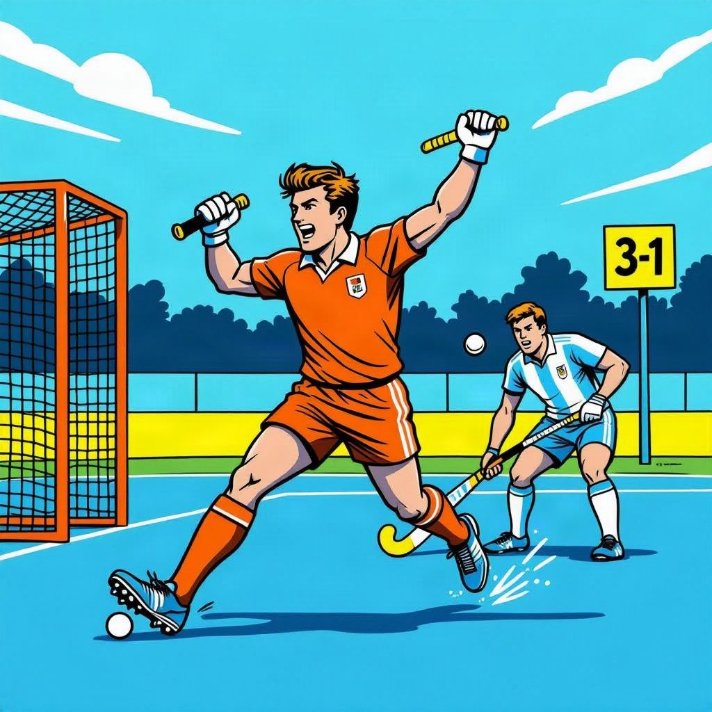 De Nederlandse hockeymannen slaan Argentinië opzij en boeken een ticket voor de laatste acht.