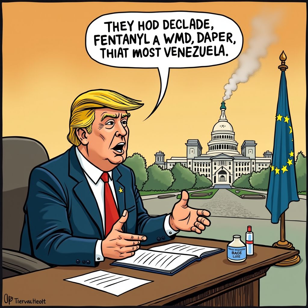 Trump verklaart fentanyl tot massavernietigingswapen en dreigt met aanvallen op Venezuela