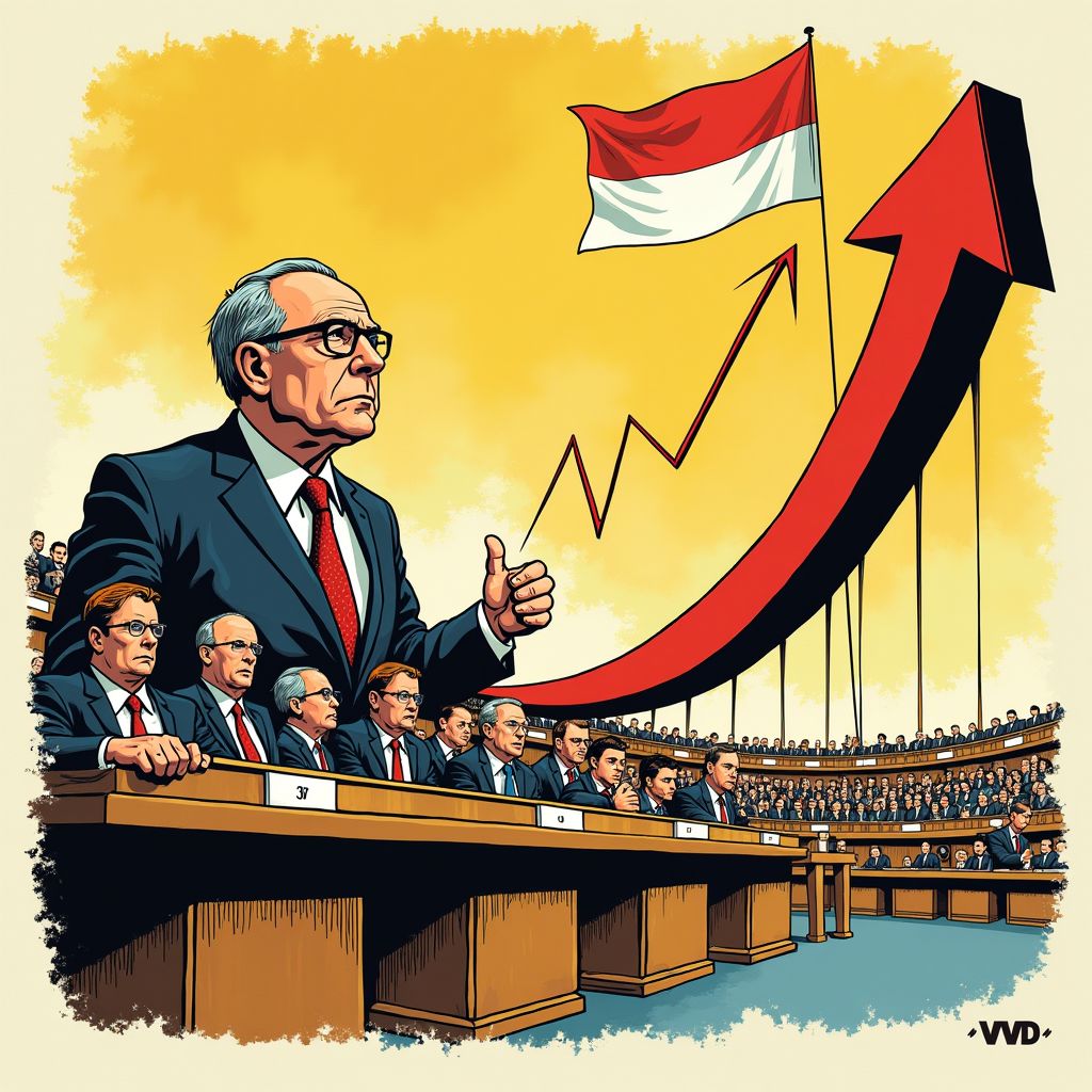 VVD verliest vijf zetels terwijl coalitiepartners D66 en CDA verder wegspoelen in peilingen