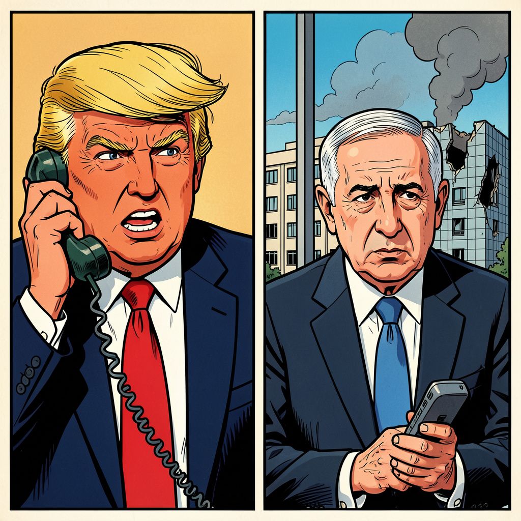 Israël treft ziekenhuis in Tyrus terwijl Trump Netanyahu 'knettergek' noemt aan de telefoon