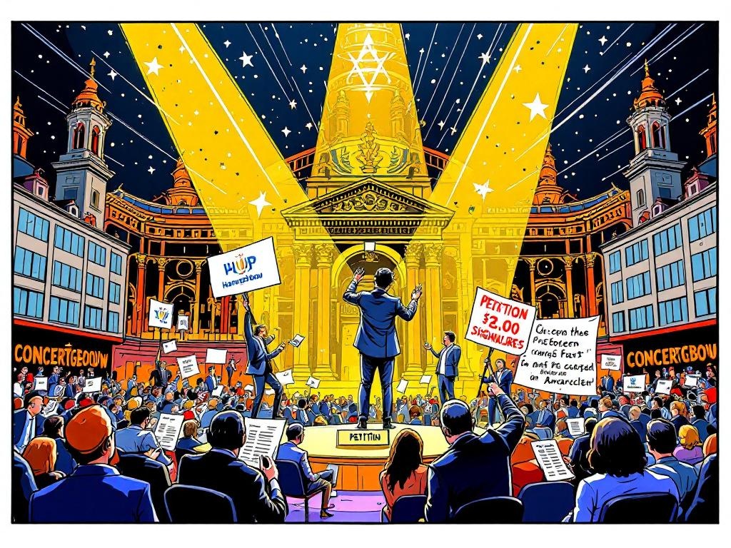 Petitie met meer dan 3000 handtekeningen eist subsidie-stop Concertgebouw na geannuleerd chanoeka-concert