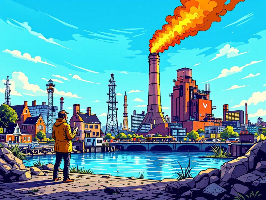 Volt Onthult Gedurfd Klimaatplan: IJmuiden Wordt 'Tata-Stad'