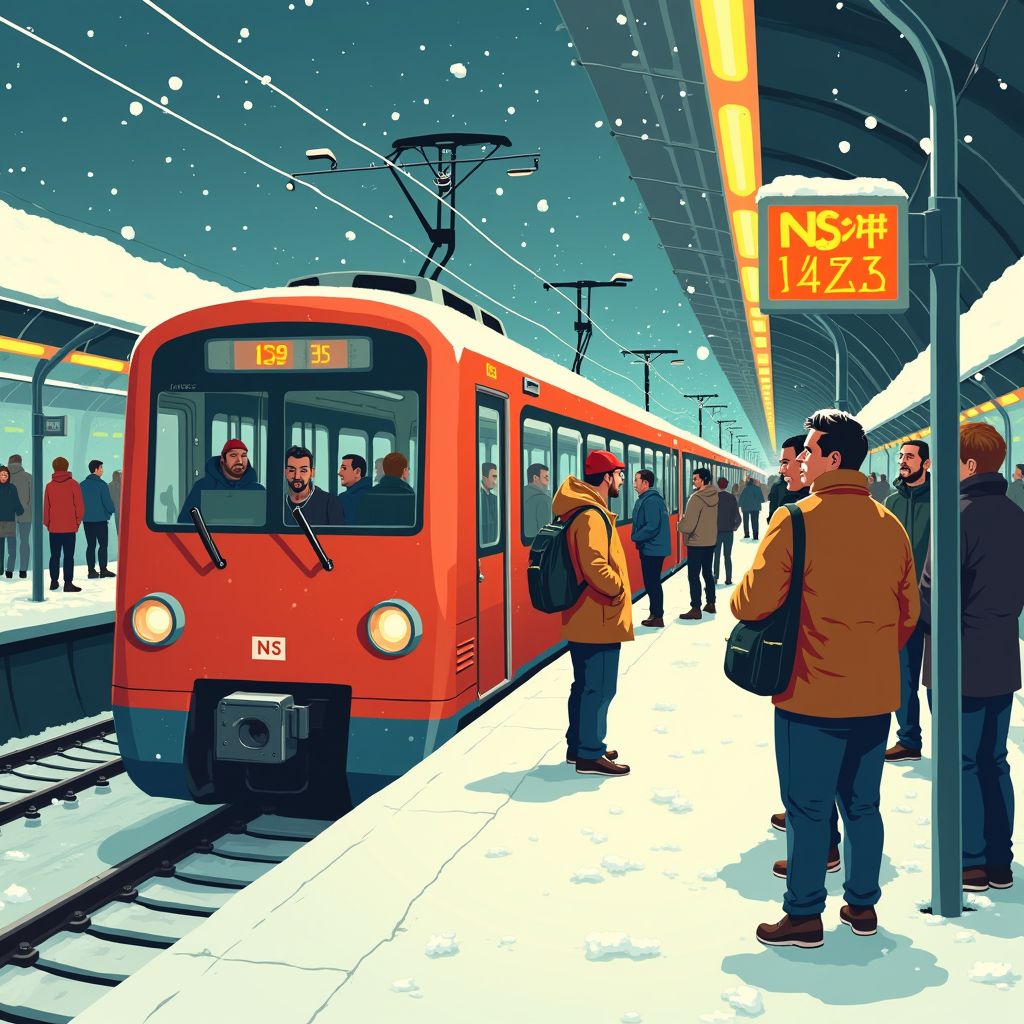 Nederland ontwaakt zonder treinen door perfecte storm van sneeuw en computers