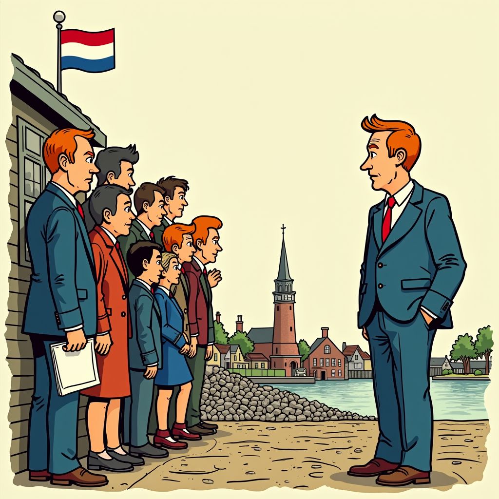 Koning Willem-Alexander belooft Groningse aardbevingsslachtoffers hun verhalen mee te nemen naar Den Haag