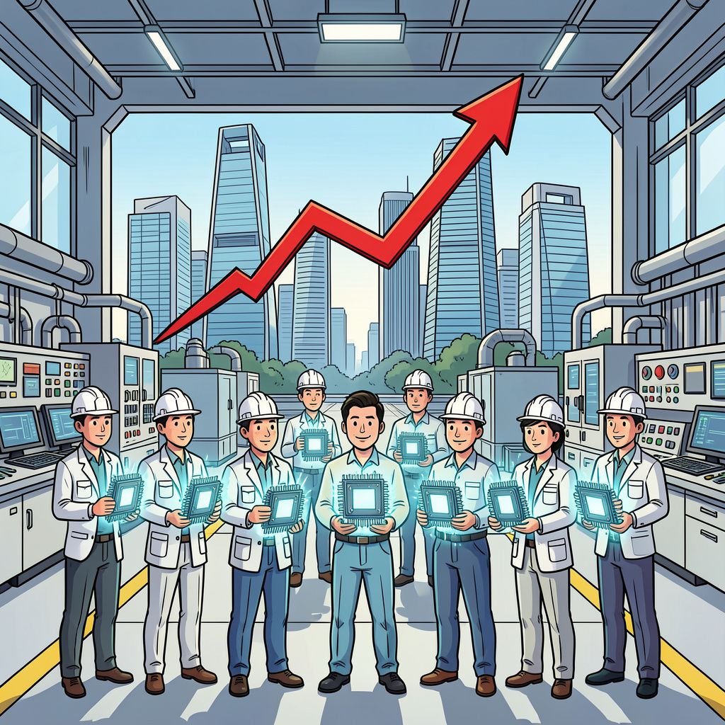 Zuid-Korea dendert door met de snelste economische groei in 47 jaar dankzij onze honger naar AI-chips.